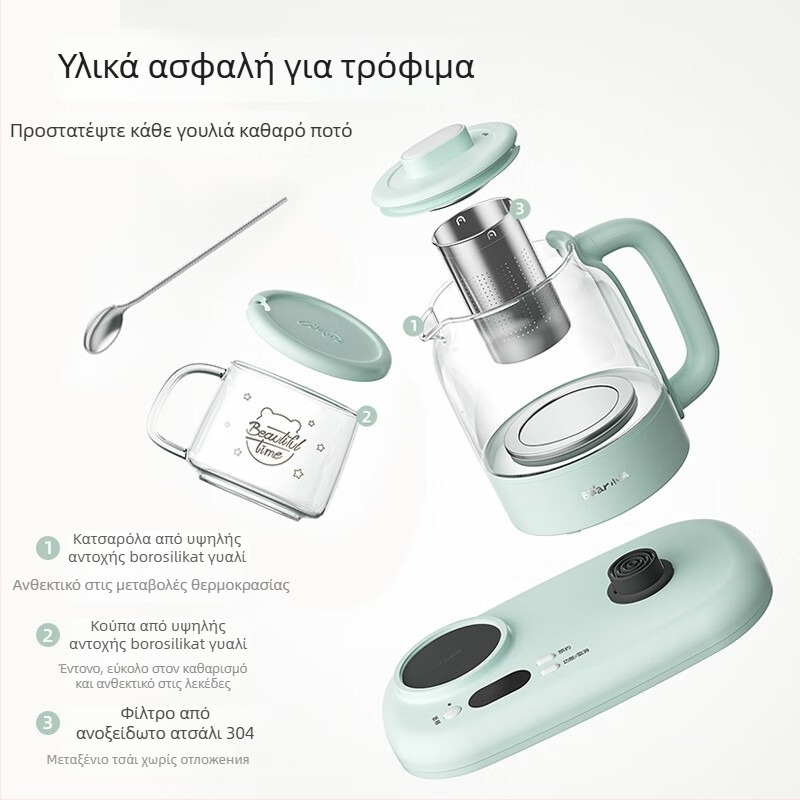 Bear Βραστήρας Υγείας YSH-P08G7 με ρυθμιζόμενη θερμοκρασία, χωρητικότητα ≤1L, 220V, 500–1000W