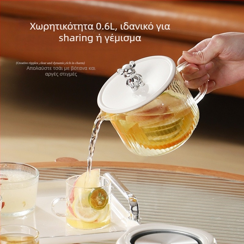 Health Pot με γυάλινο σώμα από borosilicate γυαλί, χωρητικότητα έως 1 L, 220 V, 300–350 W, μηχανικό έλεγχο