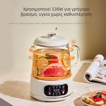 Γυάλινο Teapot Υγείας XT-K718 | 1–1,5 L | Υψηλής ποιότητας Βοροσιλικό Γυαλί | 500 W | 220 V