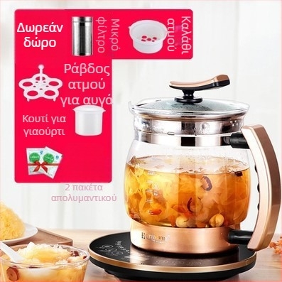 Κανάτα υγείας για τσάι με φίλτρο, 2L χωρητικότητα, κεραμικός εσωτερικός κάδος, 220V, 300–350W, αυτόματη διατήρηση θερμότητας