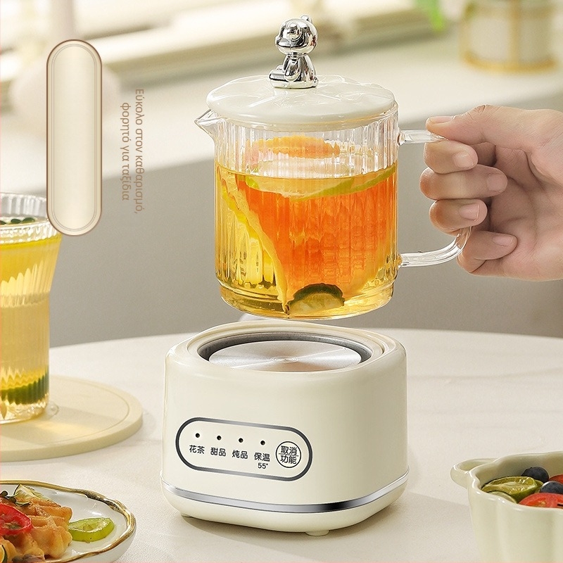 Health Pot Συσκευή παρασκευής τσαγιού Le Stew D90, 1 L, 220 V, 360 W, σώμα από πυριτικό γυαλί υψηλής ποιότητας