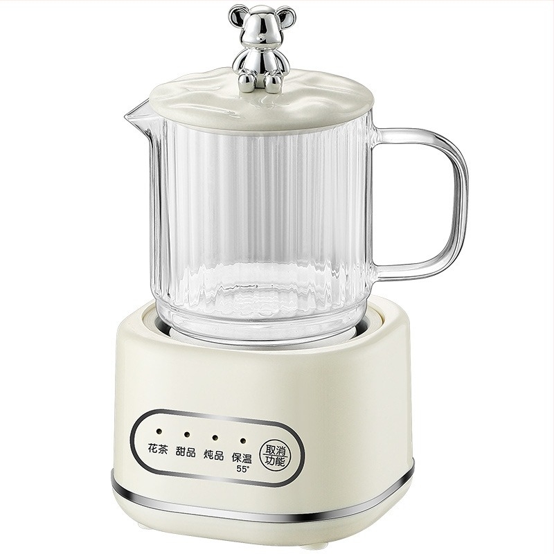 Health Pot Συσκευή παρασκευής τσαγιού Le Stew D90, 1 L, 220 V, 360 W, σώμα από πυριτικό γυαλί υψηλής ποιότητας