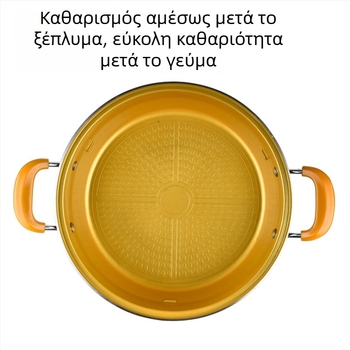 Ηλεκτρικό κατσαρολάκι-χότ ποτ, πολυλειτουργικό, με μη κολλητικό εσωτερικό, χωρητικότητα 4–5 L, 1500W, αλουμινένιο σώμα, για 3–8 άτομα