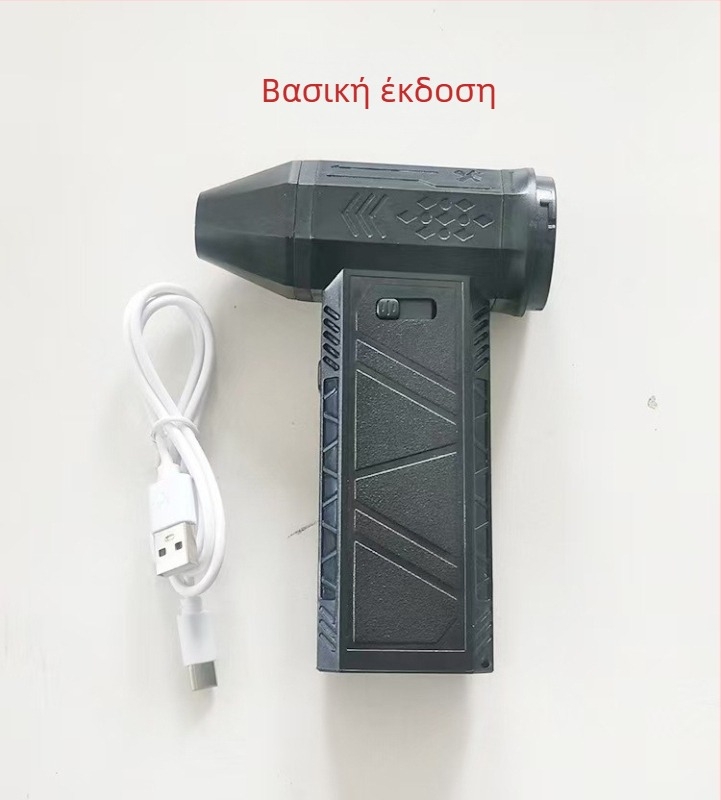 Φορητός USB ανεμιστήρας με brushless κινητήρα, ενσωματωμένη μπαταρία 2000–4000mAh, LED φως, 4 ρυθμίσεις ταχύτητας