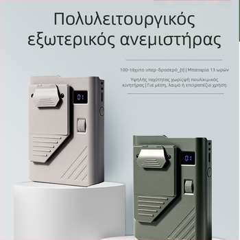 Φορητός ανεμιστήρας μέσης και λαιμού, υπερλεπτός χωρίς λεπίδες, USB επαναφορτιζόμενος, κινητήρας BLDC, μοντέλο DQ-288, μπαταρία 2000–4000mAh, διάρκεια 8–12 ωρών