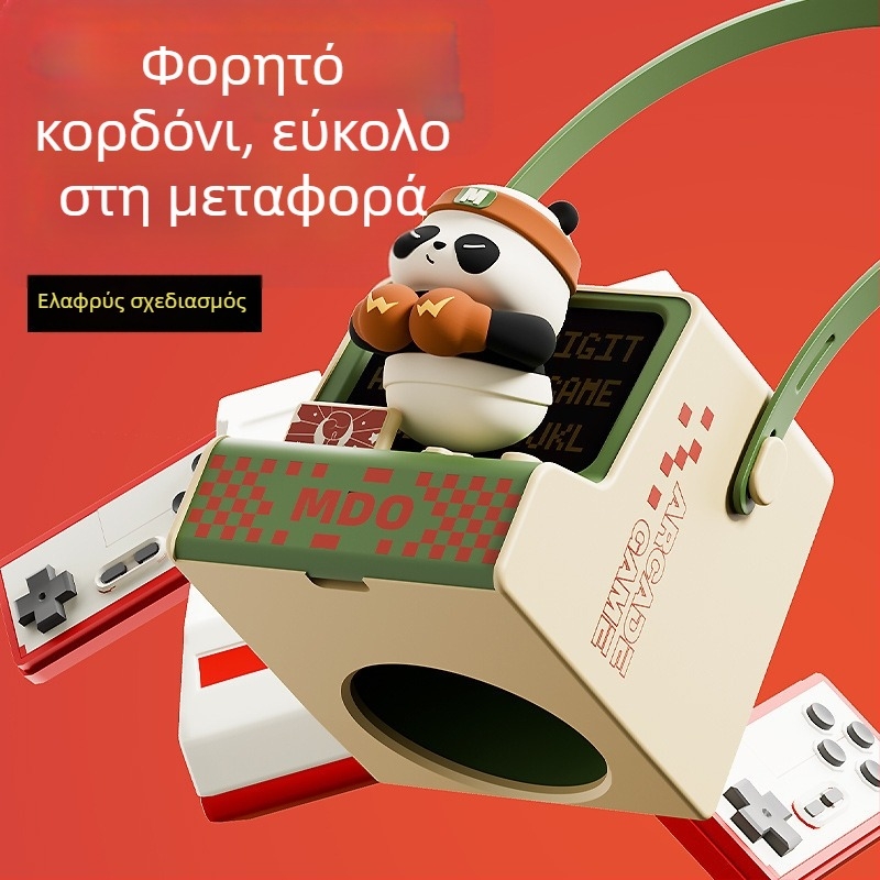 Κλασικός μοντέρνος ανεμιστήρας γύρω από τον λαιμό για παιδιά και μαθητές, φορητός με USB φόρτιση, σχέδιο καρτούν για εξωτερικούς χώρους
