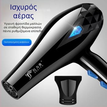 Deliya Στεγνωτήρας Μαλλιών Οικιακής Χρήσης – 800W, Κινητήρας με Βούρτσα, 220V, 3 Ταχύτητες Ροής Αέρα