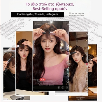 Μίνι ασύρματος θερμαντήρας-βούρτσα μαλλιών για ίσια και σγουρά — επίστρωση τιτάνιο-χρυσό, θερμαντικό στοιχείο διάμετρος ≤15 мм, ισχύς 18W, τάση 3,7V, 1-στάδιο ρύθμισης θερμοκρασίας