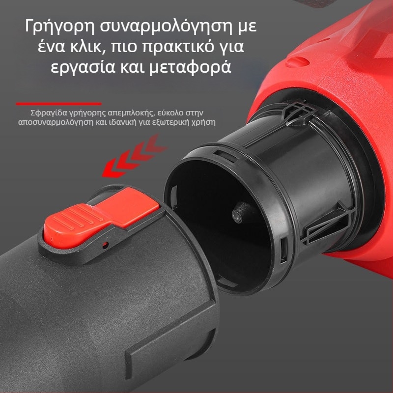 Υψηλής ισχύος χωρίς ψήκτρες ηλεκτρικός φυσητήρας λιθίου για οικιακή εξωτερική χρήση: καθαρισμός χιονιού και φύλλων, 220V, επαναφορτιζόμενος λιθίου, εύρος 111-240V