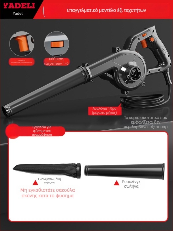 Μίνι φυσητήρας σκόνης για υπολογιστές, βιομηχανικός 220V