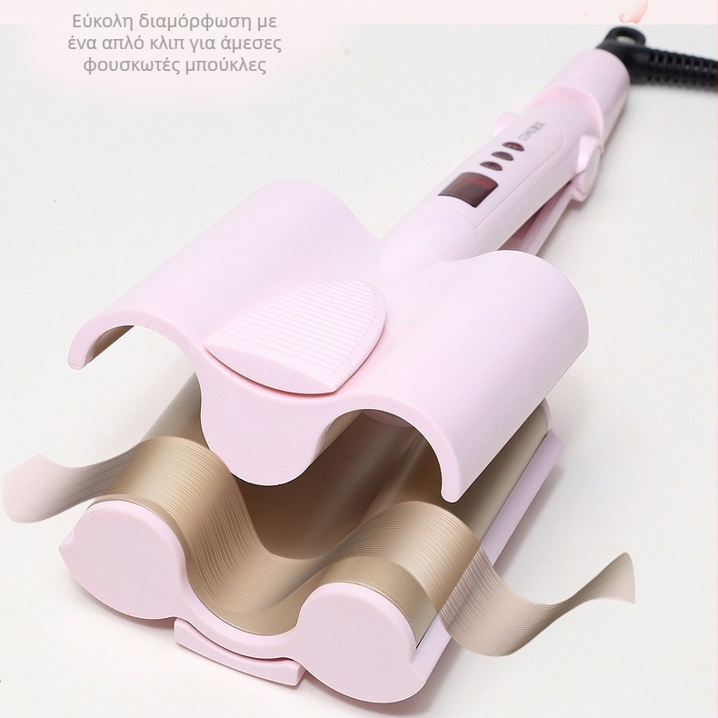 Εργαλείο μπούκλων με θέρμανση από τουρμαλινό κεραμικό, 21 ρυθμίσεις θερμοκρασίας, σταθερή θέρμανση, 95W, 110-220V, κατάλληλο για βρεγμένα και στεγνά μαλλιά