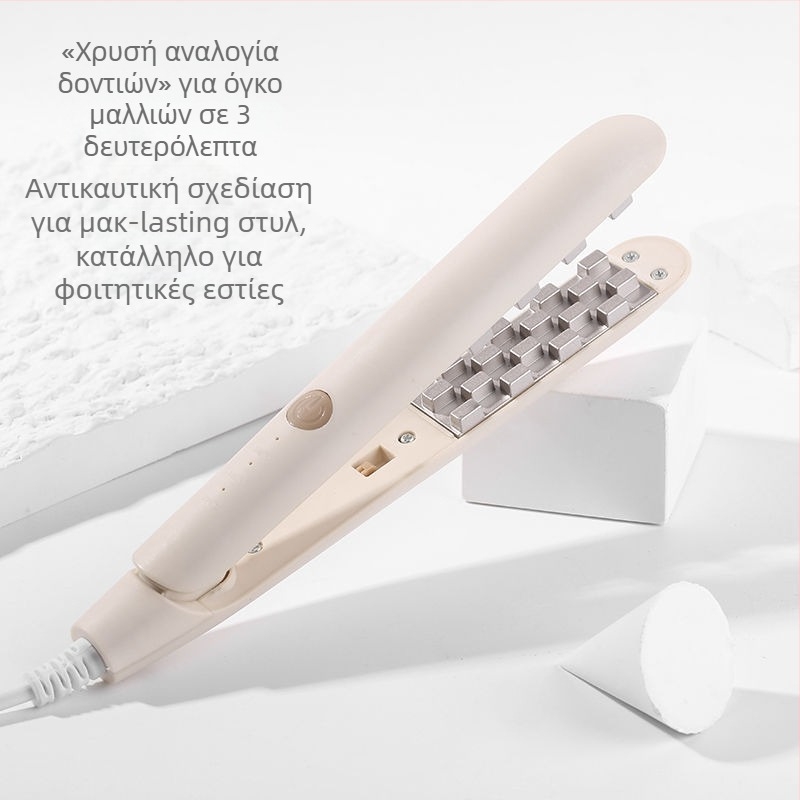 VBT 3-σε-1 εργαλείο μαλλιών για μπούκλες, ίσιωμα και όγκο στις ρίζες — κεραμική θέρμανση, κύλινδρος 21–30 mm, ενσύρματη τροφοδοσία AC, 15 ρυθμίσεις θερμοκρασίας, 110–240 V