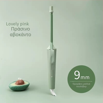 Εργαλείο μαλλιών για μπούκλες με κεραμικό αγωγό, ρυθμιζόμενη θερμοκρασία, ενσύρματο ρεύμα (AC), 20W, 220-230V