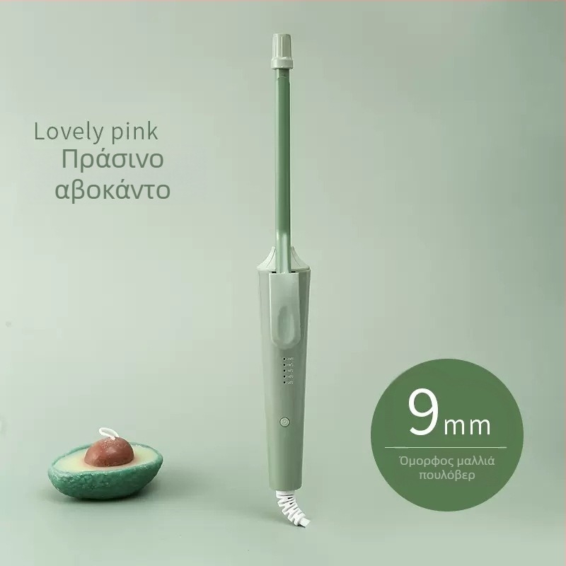 Εργαλείο μαλλιών για μπούκλες με κεραμικό αγωγό, ρυθμιζόμενη θερμοκρασία, ενσύρματο ρεύμα (AC), 20W, 220-230V