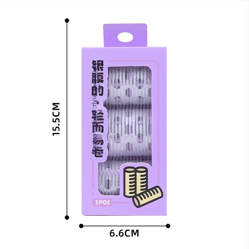 Ρολά μαλλιών αυτοκόλλητα, από PP και νάιλον, μάρκα Youyouyipin, για καθημερινή χρήση.