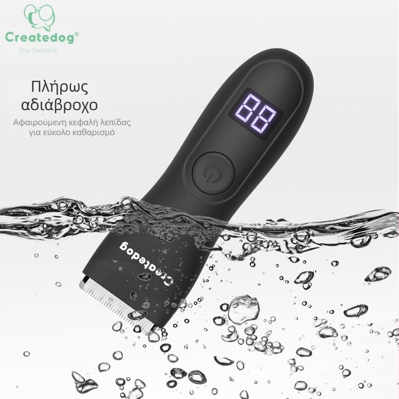 Τρίμερ μαλλιών με brushless κινητήρα, κεραμική κεφαλή κοπής, USB τροφοδοσία, αδιάβροχο, αυτονομία 1-3 ώρες