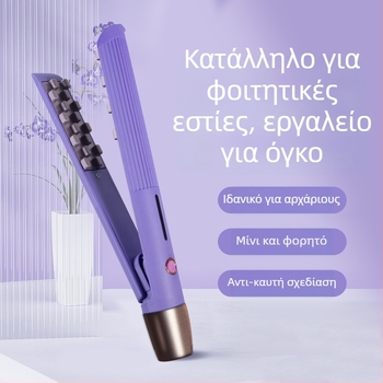 Σίδερο μπούκλας μαλλιών με τουρμαλινό-κεραμικό κύλινδρο 21–30 mm, υγρή/ξηρή χρήση, 4 ρυθμίσεις θερμοκρασίας, προστασία σταθερής θερμοκρασίας, 220V 35W