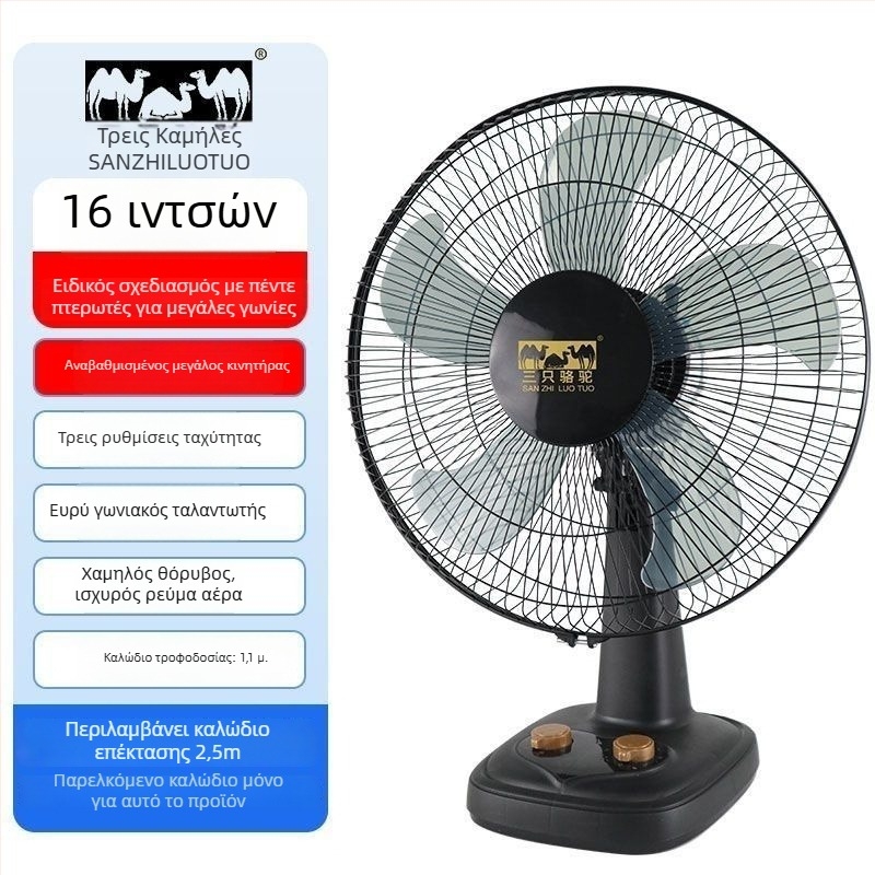 Πτυσσόμενος επιτραπέζιος ανεμιστήρας γραφείου με 3 ταχύτητες, τροφοδοσία USB, αποσπώμενη μπαταρία 300–500 mAh, θόρυβος κάτω από 36 dB