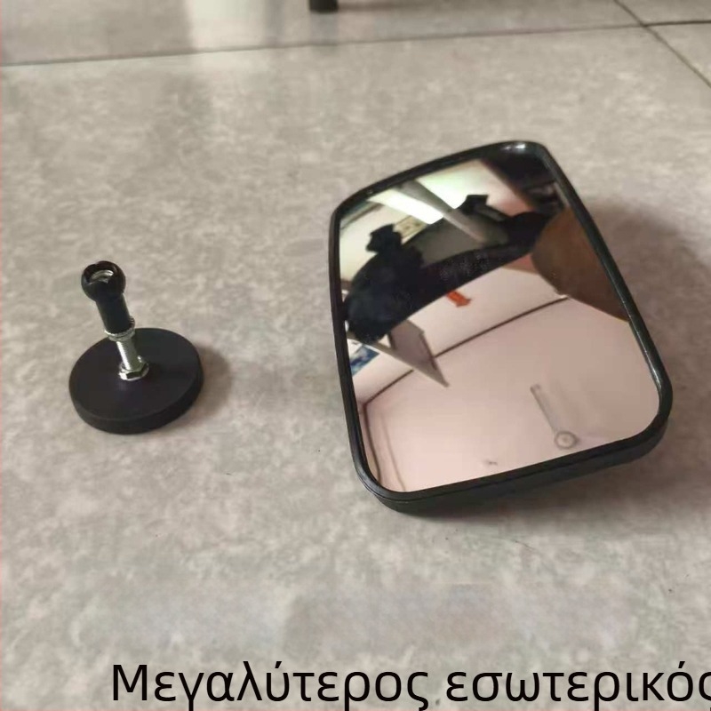Οπίσθιο καθρέφτης, καμπύλος, με βάση βεντούζας, γυάλινος φακός, ρυθμιζόμενη γωνία, συμβατός με τρίκυκλο/σκούτερ/φορτηγό