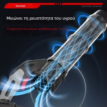 Nanwei επαναφορτιζόμενος αεριστήρας λιθίου, βιομηχανικού επιπέδου υψηλής ισχύος, 3C πιστοποιημένος, συμβατός με AC/DC ≤50V για σκόνη, φύλλα και χιόνι