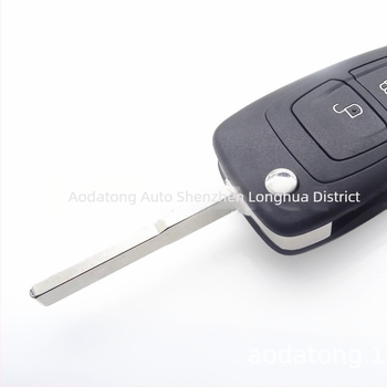 Onitong θήκη κλειδιού Ford με 3 κουμπιά για Mondeo αναδιπλώμενο κλειδί, μοντέλο B2, λεπίδα από χαλκό, πλαστικό περίβλημα