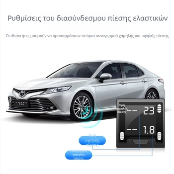 Loyal Guard μετρητής πίεσης ελαστικών για το Camry 8ης γενιάς, ενσωματωμένος, ψηφιακή οθόνη TFT, ηλεκτρονικό TPMS, υψηλής ακρίβειας