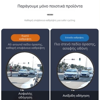 Φακός καθρέπτη οπισθοπορείας για ηλεκτρικά οχήματα – παγκοσμίως συμβατός, κυκλικός, ρετρόανακλαστικός φακός
