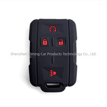 RIFULL θήκη κλειδιού σιλικόνης για GMC/Chevrolet Silverado — TPU πλήρες περίβλημα προστασίας, μοντέλο με τρία κουμπιά, παραμετροποίηση διαθέσιμη