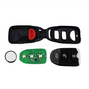 Wholesalekey PINHA-T008 4-κουμπί τηλεχειριζόμενο κλειδί αυτοκινήτου για Hyundai Elantra 2010-2014