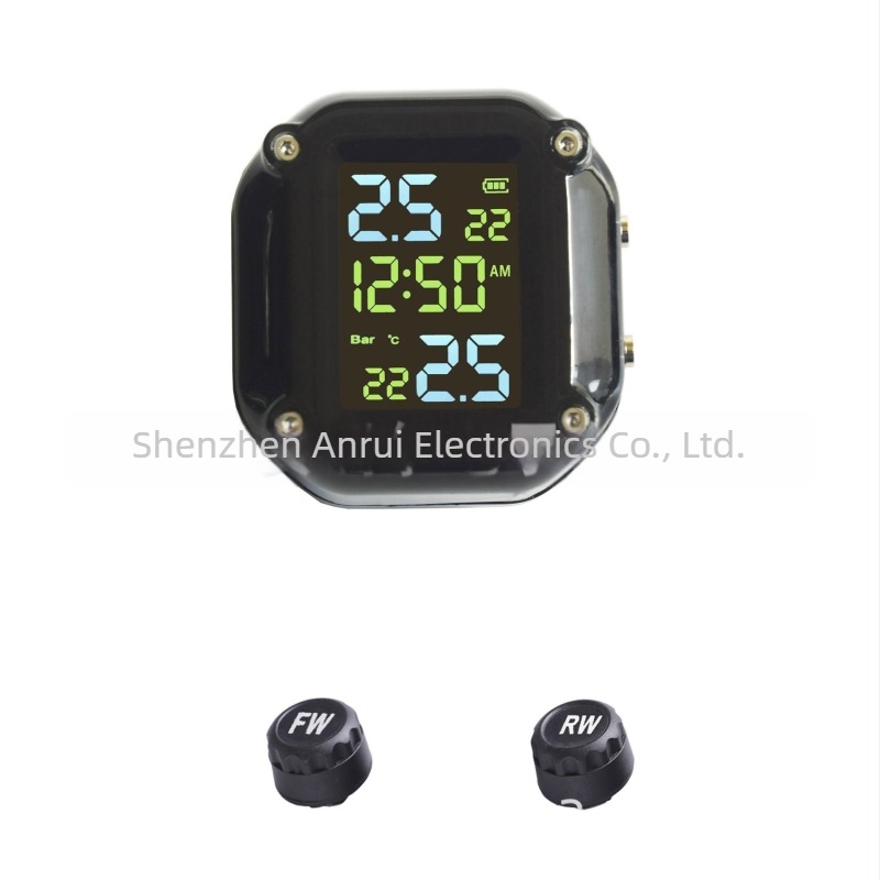 Anreal M-02 Ψηφιακός μετρητής πίεσης ελαστικών για μοτοσικλέτες και ηλεκτρικά οχήματα – Ηλεκτρονικός μετρητής, 0-3.5 bar, φορητός