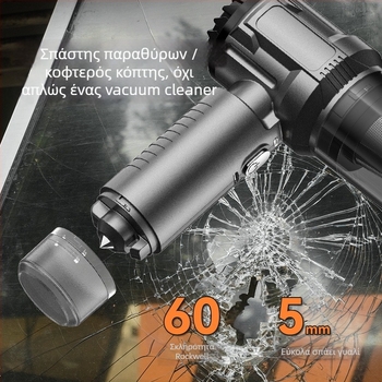 Μίνι αυτοκινητικό ηλεκτρικό καθαριστής 6678 με ABS σώμα, 7.4V, 75W, αναρρόφηση 11000 Pa, κατάλληλο για αυτοκίνητο, εσωτερικό, καναπέ και γυαλί