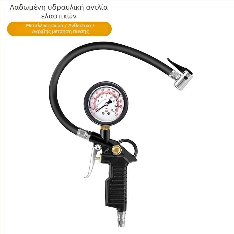 Μετρητής πίεσης ελαστικών αυτοκινήτου – ηλεκτρονικός με υψηλή ακρίβεια, ψηφιακή οθόνη, αλουμινένιο περίβλημα, λειτουργία εκτόνωσης αέρα