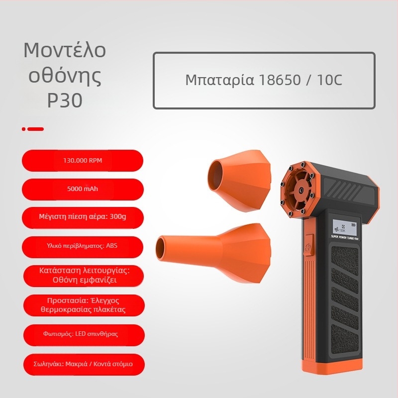 Χειροκίνητος ασύρματος φυσητήρας σκόνης με ασύρματη φόρτιση, 184W, αναρρόφηση 20000Pa, 220V, φούσκωμα, φωτισμός, πλύσιμο σκόνης