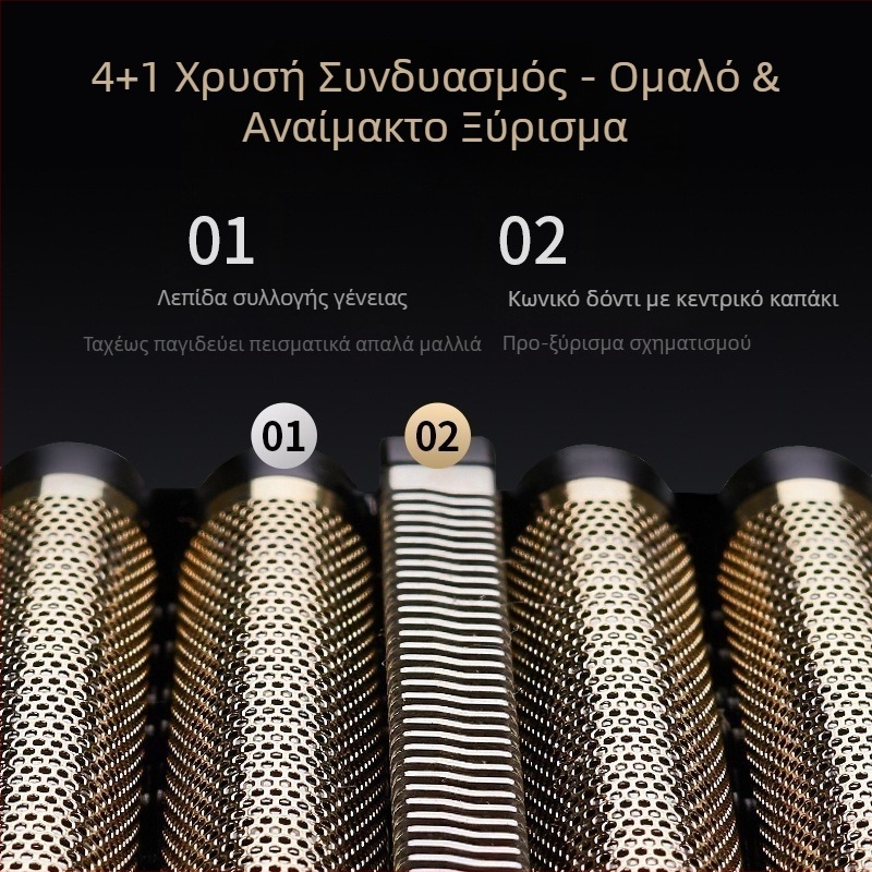 Ηλεκτρική ξυριστική μηχανή για άνδρες, με 5 λεπίδες, USB γρήγορη φόρτιση, πλενόμενη με νερό, κινητήρας χωρίς ψήκτρες, ενσωματωμένη μπαταρία 1600mAh