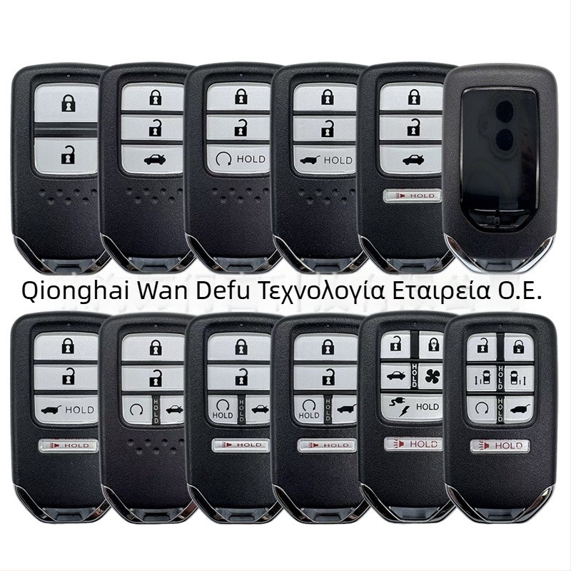 FCCID KR5V2X Honda κλειδί με 47-τσίπ, τηλεχειριστήριο 2–6 πλήκτρων, περίβλημα από πλαστικό και μέταλλο, συμβατό με Honda Vezel, Civic, Pilot, Fit, Odyssey, CR-V, HR-V, XR-V