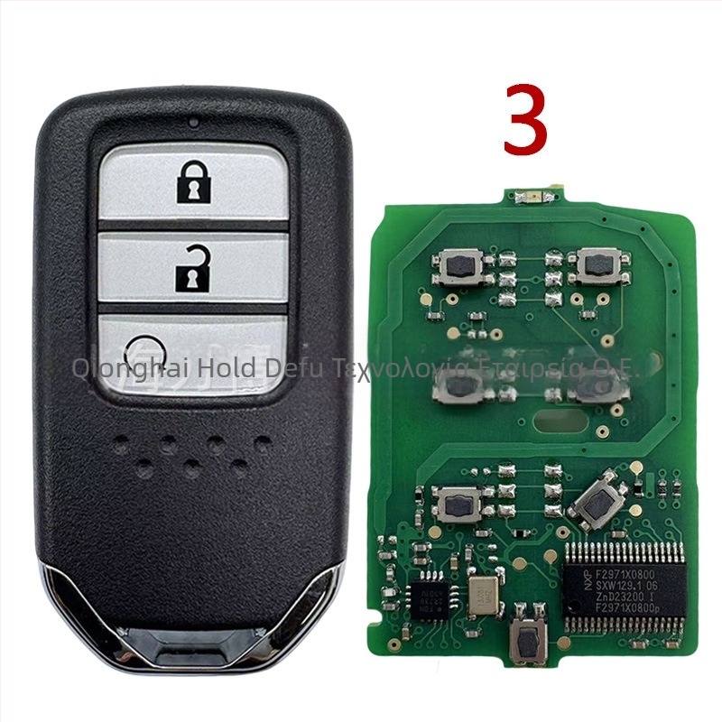 FCCID KR5V2X Honda κλειδί με 47-τσίπ, τηλεχειριστήριο 2–6 πλήκτρων, περίβλημα από πλαστικό και μέταλλο, συμβατό με Honda Vezel, Civic, Pilot, Fit, Odyssey, CR-V, HR-V, XR-V