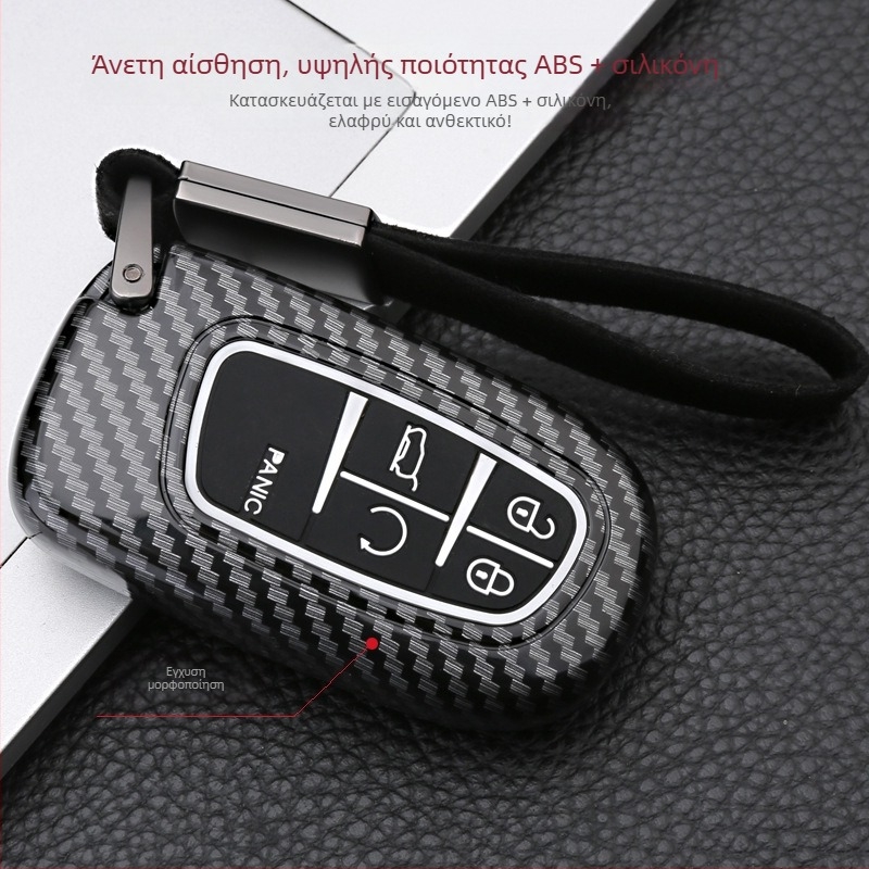 Θήκη κλειδιών YST για Jeep Compass, Cherokee και Renegade | ABS με αυτοκόλλητο υπόβαθρο | Απλό στυλ