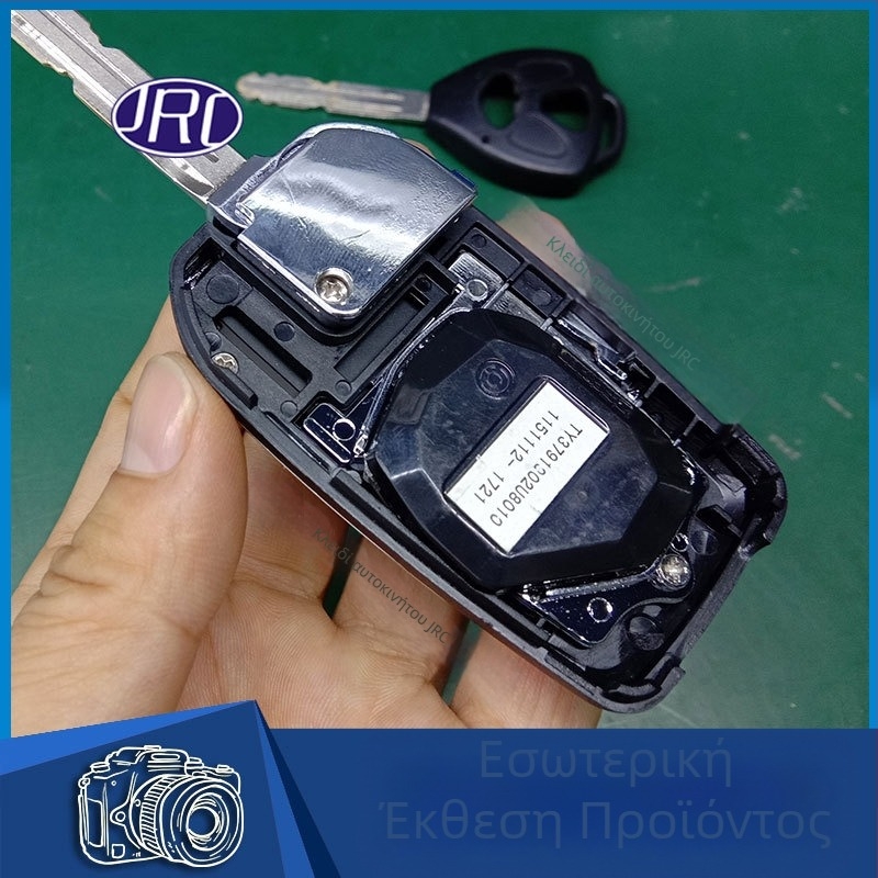 Συρόμενο περίβλημα κλειδιού Toyota: Corolla, Camry, RAV4, Crown — μοντέλο ft002, μάρκα Jingruichi, χωρίς τηλεχειρισμό
