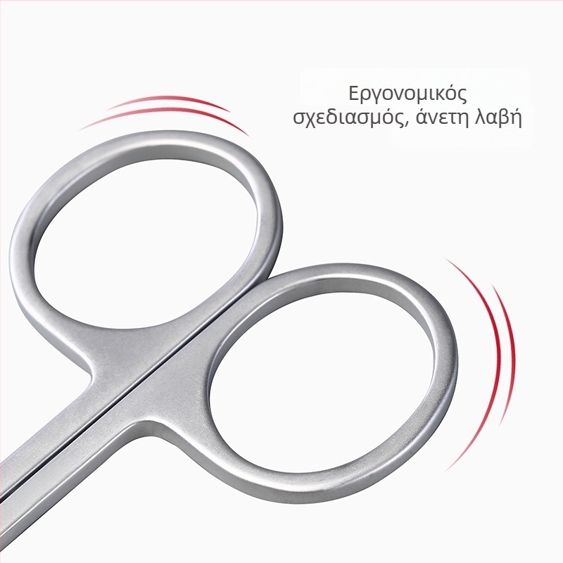 KINEPIN Σετ ψαλιδιών περιποίησης φρυδιών και τριχών μύτης — ψαλίδια φρυδιών, γένια και μικρά ψαλιδάκια