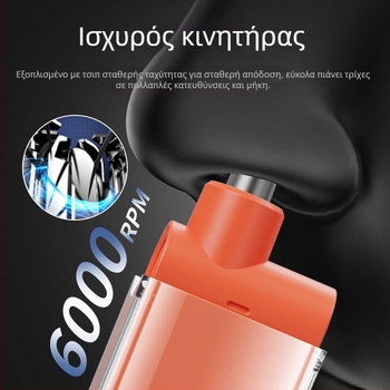 Αποτριχωτής ρινικών τριχών – επαναφορτιζόμενος, αποσπώμενη και πλενόμενη κεφαλή κοπής, ενσωματωμένη μπαταρία, ζωή μπαταρίας άνω των 15 ημερών (100–300 mAh)