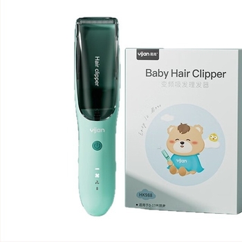 HK988 Κουρευτική μηχανή μωρού με επαναφορτιζόμενη λειτουργία και αυτόματη αναρρόφηση