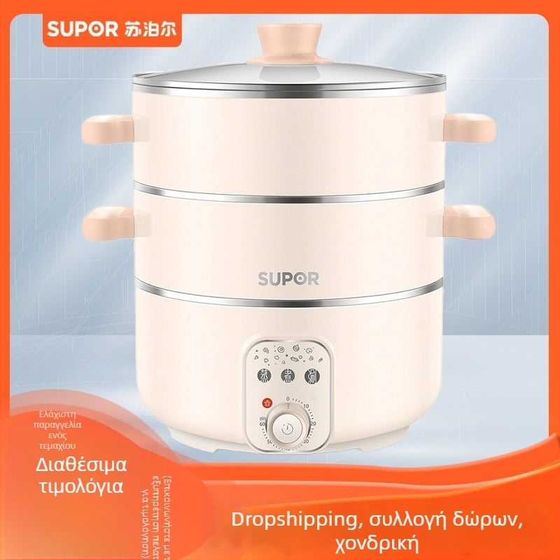 Supor ηλεκτρικός ατμομάγειρας 11L, διώροφος, με αντικολλητική επίστρωση, μοντέλο ZN26YK18
