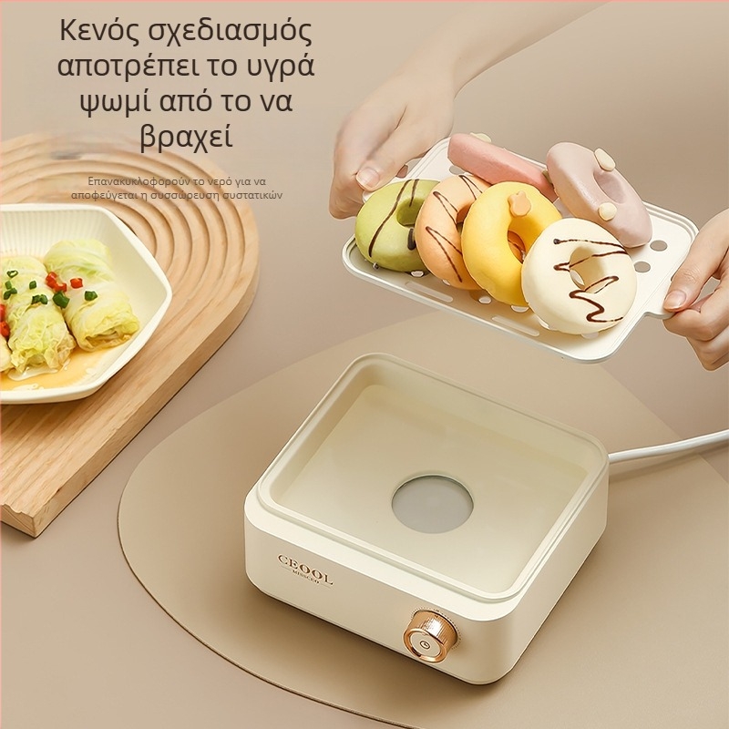 GC-XZG01 Διόροφος ηλεκτρικός ατμομάγειρας για αυγά και λαχανικά, χωρητικότητα 18 αυγά, ισχύς 200W, τάση 220V, αυτόματη απενεργοποίηση