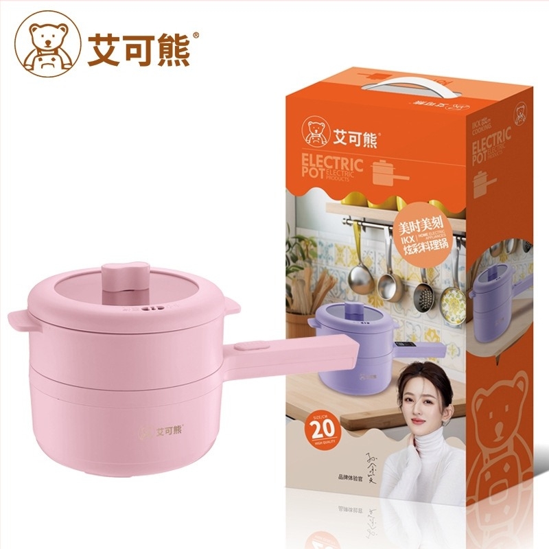 Ηλεκτρικός ατμομάγειρας Aco Bear με δύο επίπεδα, χωρητικότητα κάτω από 6 L, έλεγχο με κουμπί, αντικολλητικό εσωτερικό, μοντέλο 06Cr19Ni10