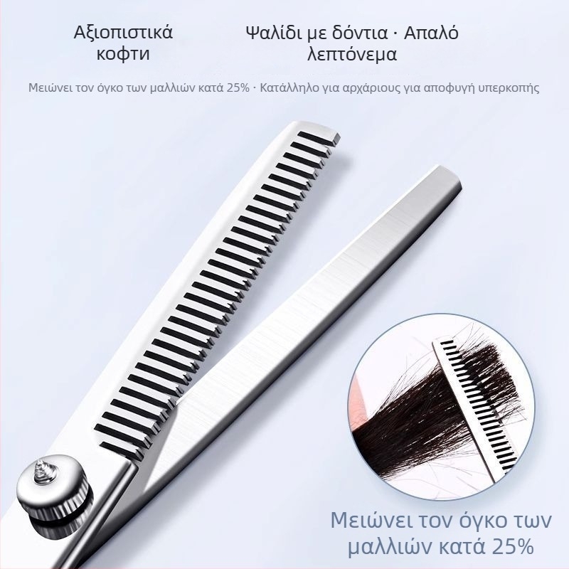 Επαγγελματικά ψαλίδια κομμωτικής για οικιακή χρήση – ψαλίδια λεπτομέρειας και ψαλίδι κοπής για φράντζ, σετ εργαλείων αυτοκομμώματος