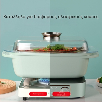 Ατμομάγειρας για ψάρια – Maifan πέτρα, αντικολλητικό, συμβατό με γκάζι και επαγωγή