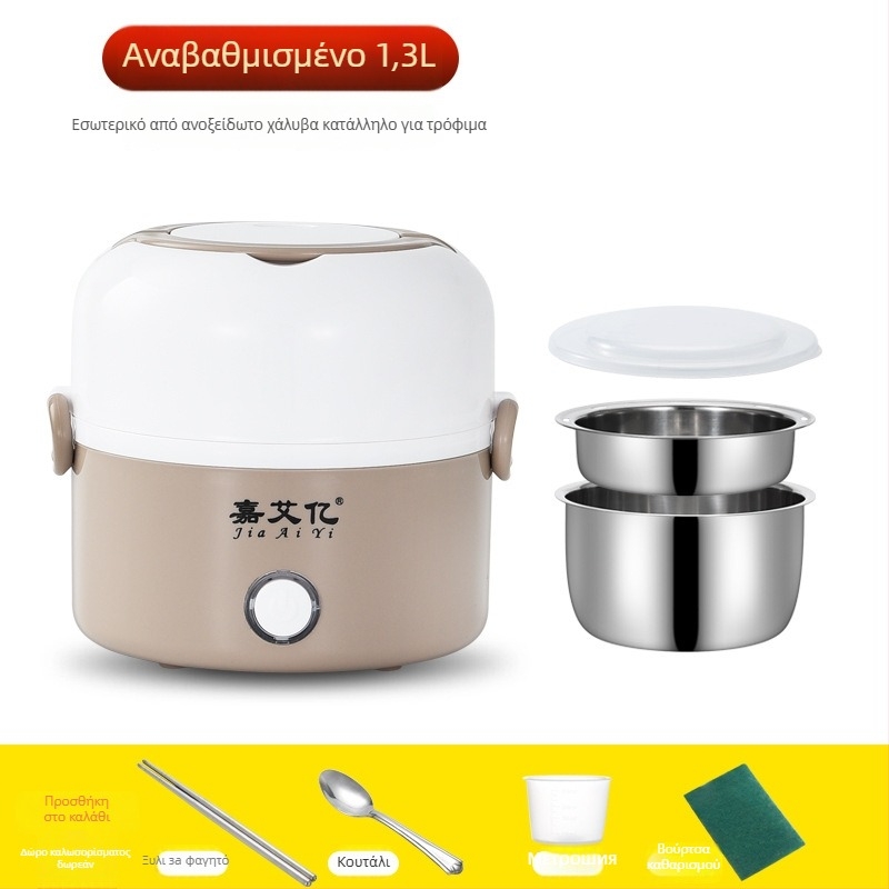 Ηλεκτρικός ατμομάγειρας με πάνω από 3 επίπεδα, χωρητικότητα κάτω από 6 L, έλεγχος με κουμπί, 220V 300W, κατάλληλος για 2–3 άτομα