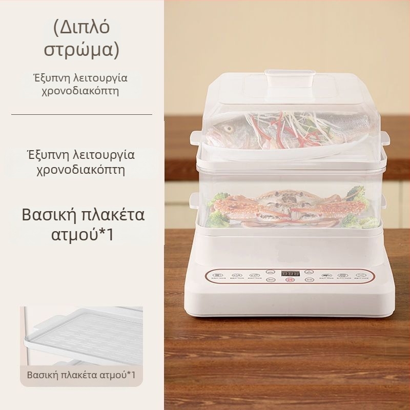 Ηλεκτρικός ατμομάγειρας με μονή στρώση, χωρητικότητα άνω των 10 L, έλεγχος αφής, λειτουργία ραντεβού
