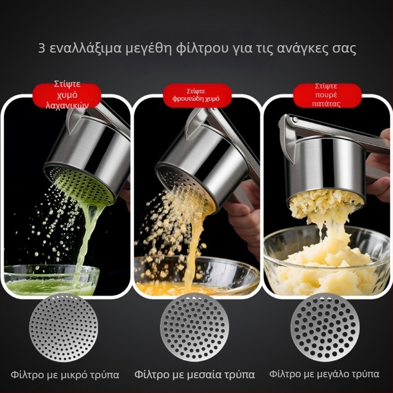 Chef Χειροκίνητος Αποχυμωτής για Λεμόνι, Ρόδι και Λαχανικά — Αλουμινίου Κράμα + 430 Ανοξείδωτος Χάλυβας; Σύγχρονη Απλότητα; Χωρίς Ηλεκτρικό.
