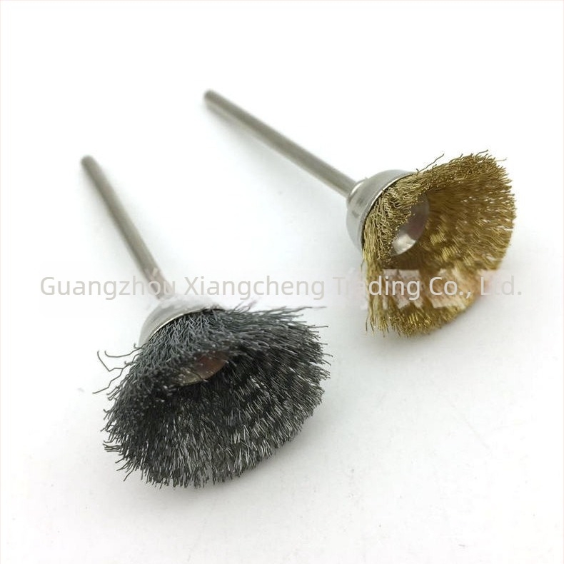 Βούρτσα καθαρισμού νυχιών με κεφαλή λείανσης και βούρτσα σκόνης – ανοξείδωτος χάλυβας, 10 g, εργαλείο λείανσης επιφανείας νυχιών, προέλευση Γκουανζού, χωρίς κατάλοιπα